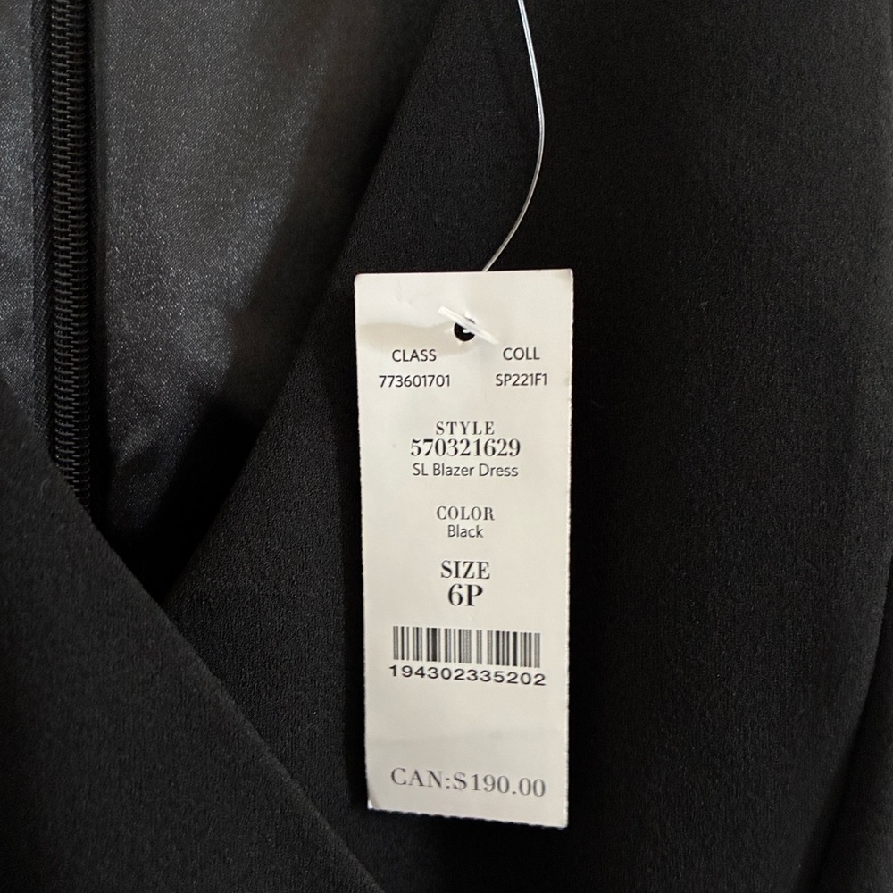 White House Black Market Black Midi Dress - Picture 7 of 8